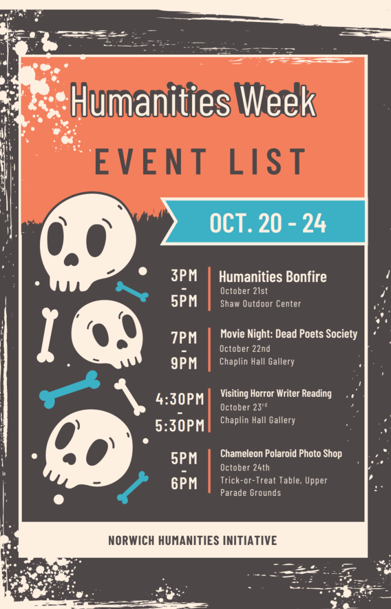 Norwich Humanities Initiative hosting events all week to