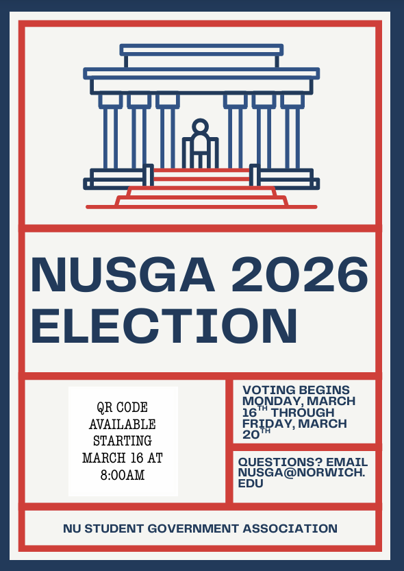 Norwich University SGA to hold elections next week for AY26-27 leadership