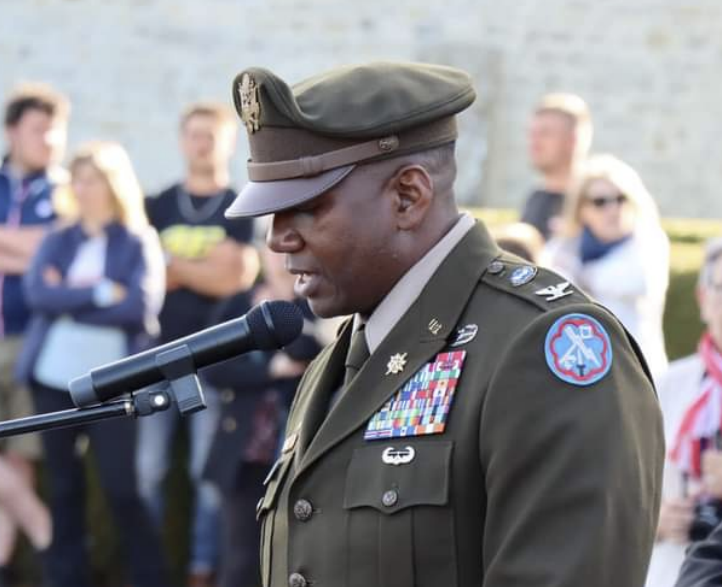 Denton Returns to Norwich, Makes History as First Black Commandant
